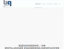 Tablet Screenshot of bqengineering.com